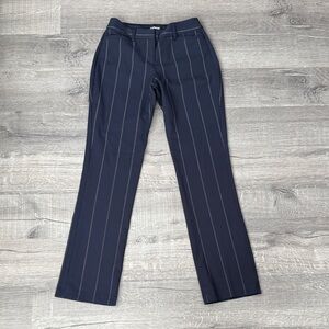 Express Navy Pinstripe Dress Pants